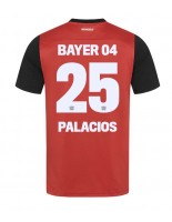 Bayer Leverkusen Exequiel Palacios #25 Hjemmedrakt 2024-25 Korte ermer